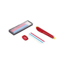 Chalk pencil with leads + 16 assorted leads