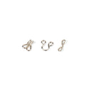 Standard hooks & eyes  (No. 6, Silver)