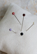 Murano glass head pins