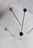 Murano glass head pins