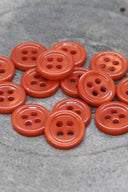 Bliss Buttons - Poppy Tangerine