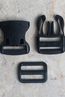 Buckle clips 30 mm - black