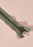 Brass Single Slider Zipper - 30 cm