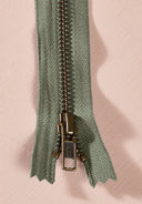 Brass Single Slider Zipper - 30 cm