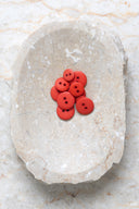 Classic Matte Buttons - Poppy Tangerine