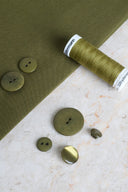 Water-Repellent Cotton Ivy Green Fabric