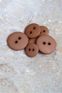 Classic Matte Buttons - Pecan Pie