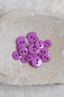 Classic Shine Buttons - Bubble Gum
