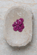 Classic Shine Buttons - Dahlia
