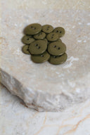 Classic Shine Buttons - Ivy Green