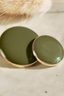 Dotty Buttons - Ivy Green