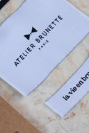 Atelier Brunette woven labels pack