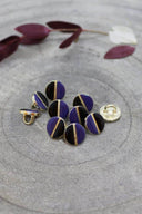 Wink Buttons Black - Cobalt