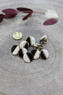 Boutons Wink Black - Sage