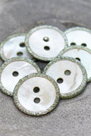 Glitz Buttons - Sage