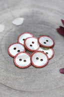 Glitz Buttons - Terracotta