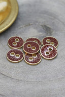 Boutons Joy Glitter - Amarante