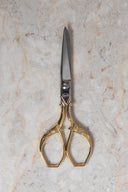 Gold embroidery scissors - Retro - 13 cm