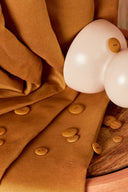 Linen Viscose Ochre Fabric