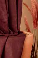 Linen Viscose Rust Fabric Remnants
