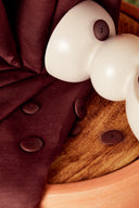 Linen Viscose Rust Fabric Remnants