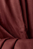 Linen Viscose Rust Fabric Remnants