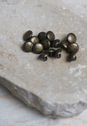 Moon Buttons - Antique Brass