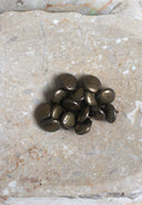 Moon Buttons - Antique Brass