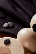 Cotton Linen Twill Black Fabric