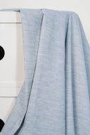"Used Blue Woven Velvet" fabric