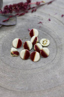 Wink Buttons Off-White - Amarante