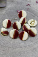 Wink Buttons Off-White - Amarante