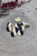 Wink Buttons Off-White - Midnight