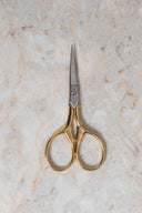 Sewing scissors with flat golden blades - 15 cm