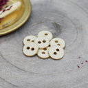 Joy Glitter Buttons - Off-White