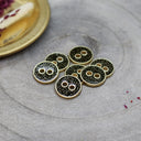 Joy Glitter Buttons - Black