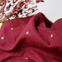 Tissu Stardust Amarante