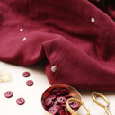 Tissu Stardust Amarante
