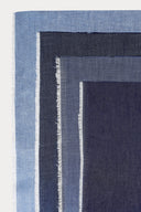 Tissu Chambray Coton Lin Light Blue