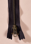 Zip Simple Curseur Laiton - 30 cm