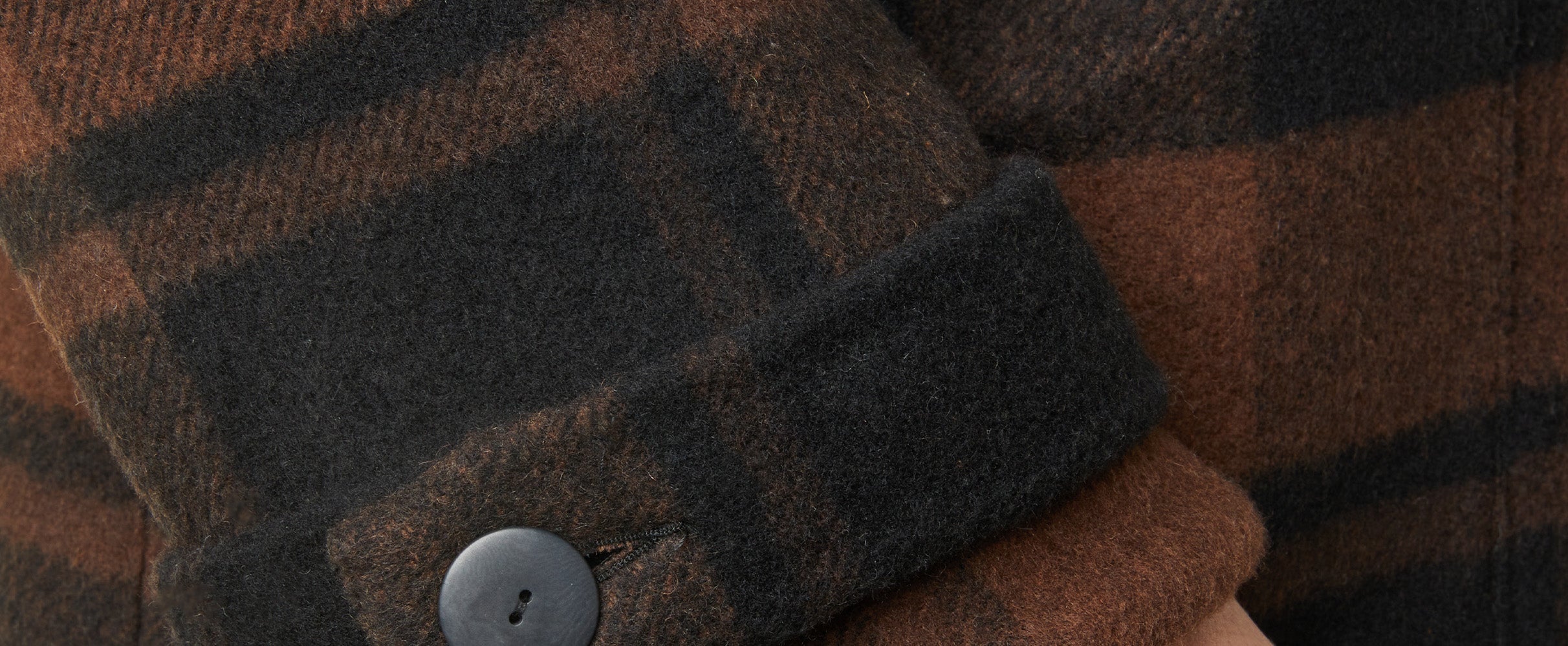 Tissu Lainage Oat & Black Atelier Brunette