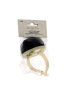 Bracelet métallique porte épingles noir