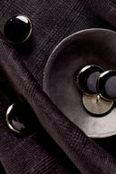Tissu "Dandy Velvet Black"