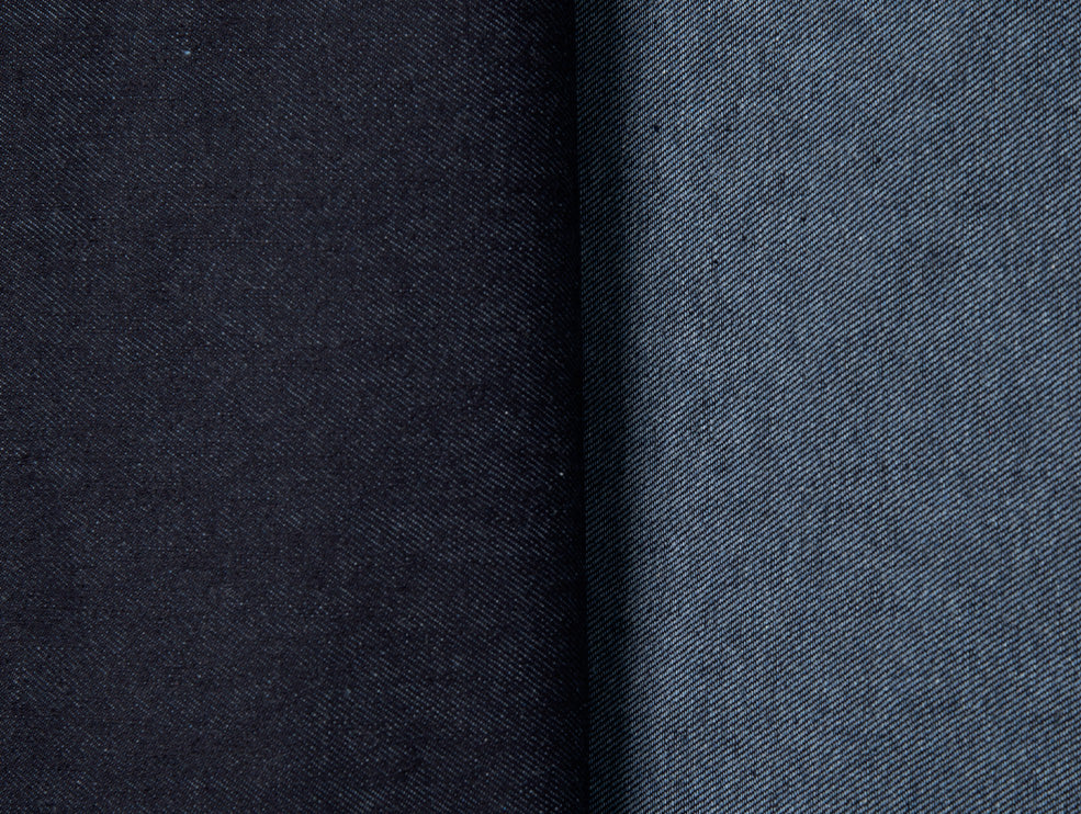 Tissu Denim Dark Indigo Atelier Brunette