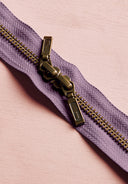 Zip Double Curseur Laiton - 40 cm