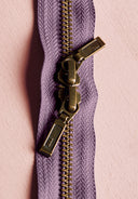 Zip Double Curseur Laiton - 40 cm