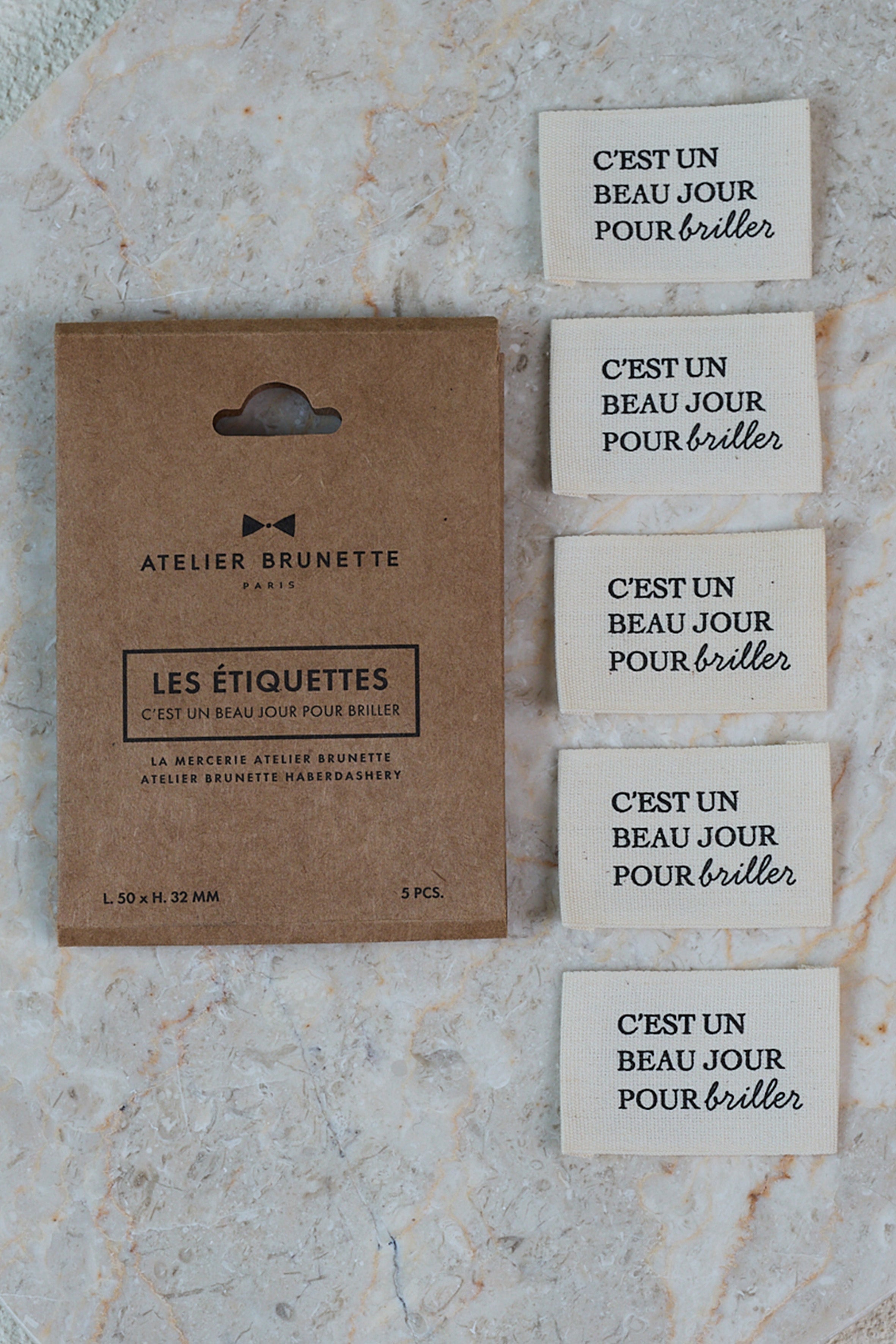 Pack étiquettes C'est un beau jour pour briller