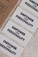 Pack étiquettes Empower your Personality