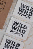 Pack étiquettes Wild Wild Brunette