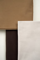 Tissu "Gabardine Oat Chocolate"